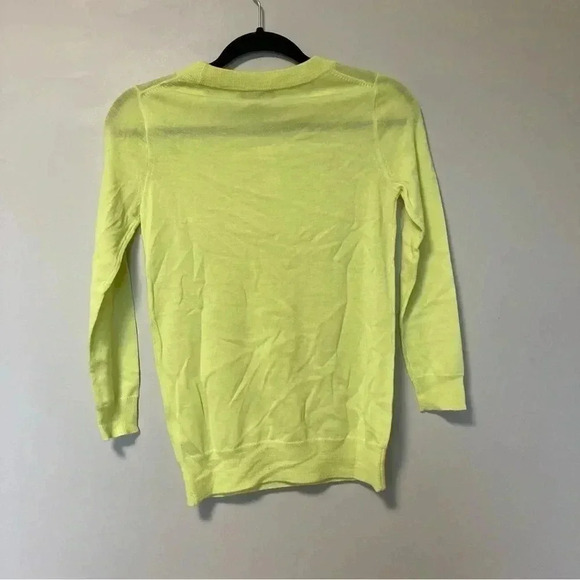 NWT J. Crew Tippi 100% merino  wool yellow sweater - Picture 2 of 4